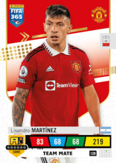 Lisandro Martinez Manchester United 2023 FIFA 365 Team Mate #120